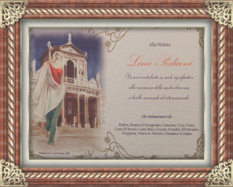 La moda sposa l'arte in Abruzzo Premio internazionale